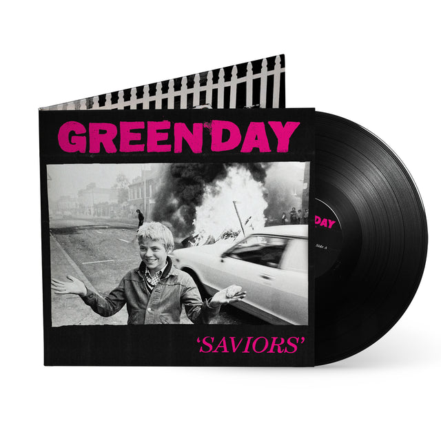 Green Day - Saviors (edición de lujo, vinilo de 180 gramos, desplegable, portada en relieve, póster exclusivo de 24 x 36) [Vinilo]