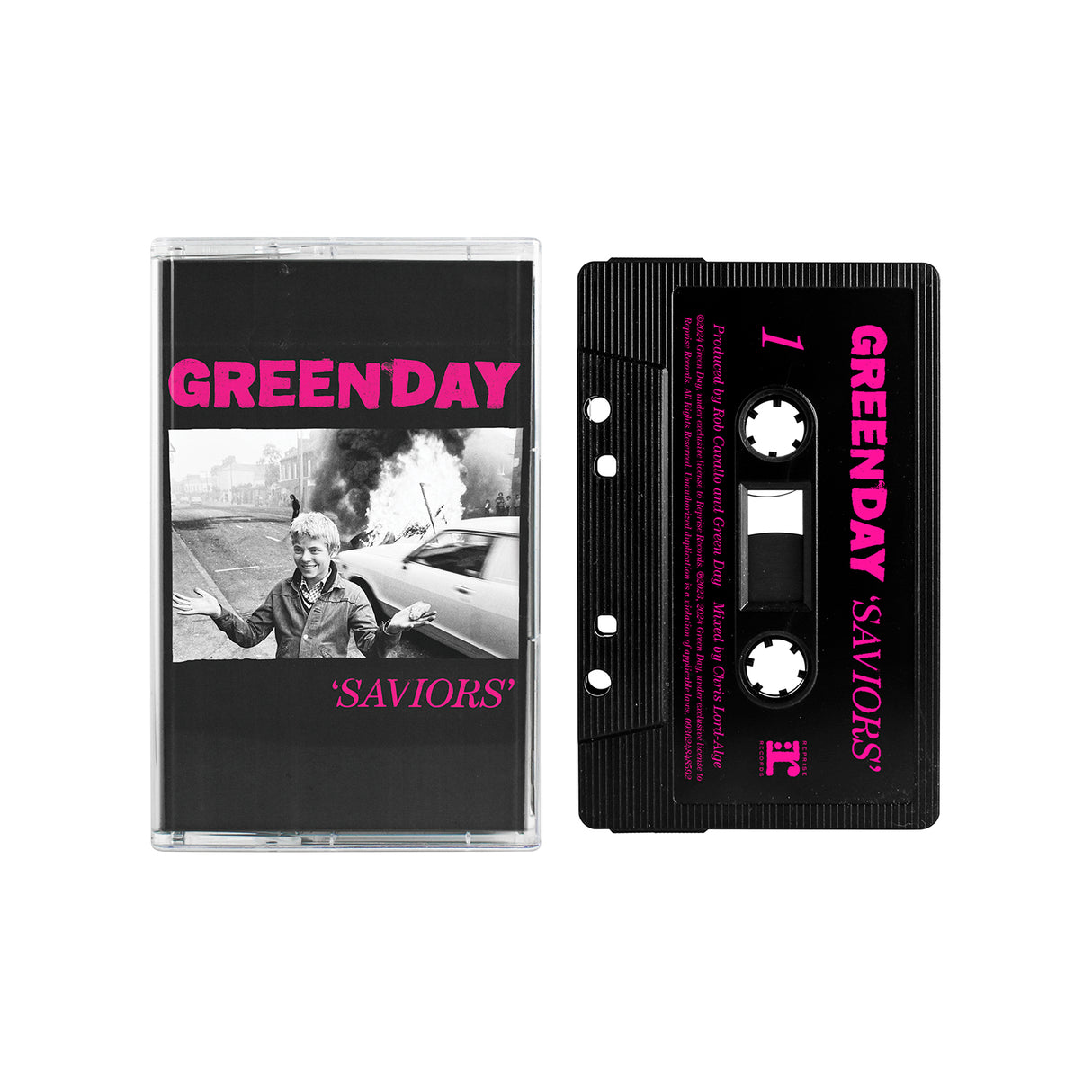 Green Day Saviors (Deluxe, 180 Gram Vinyl, Gatefold, Embossed Cover, Exclusive 24x36 Poster) Cassette - Paladin Vinyl