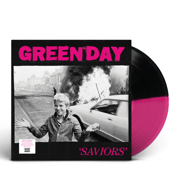 Green Day - Saviors (edición de lujo, vinilo de 180 gramos, desplegable, portada en relieve, póster exclusivo de 24 x 36) [Vinilo]