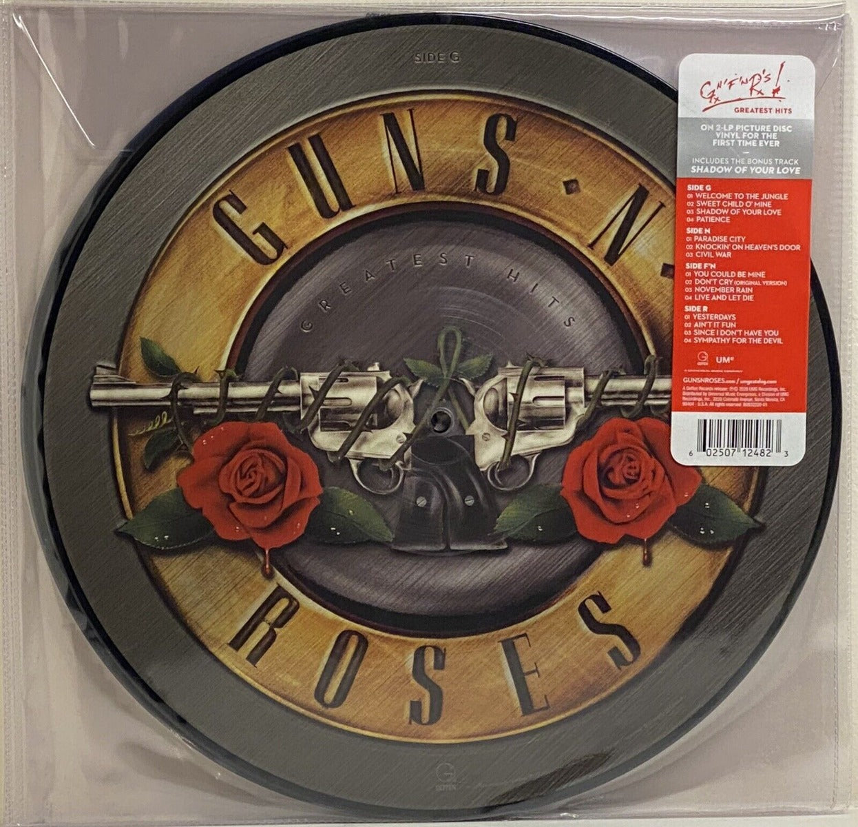 Guns N' Roses - Grandes éxitos (edición limitada, vinilo con imagen) (2 LP) [Vinilo]