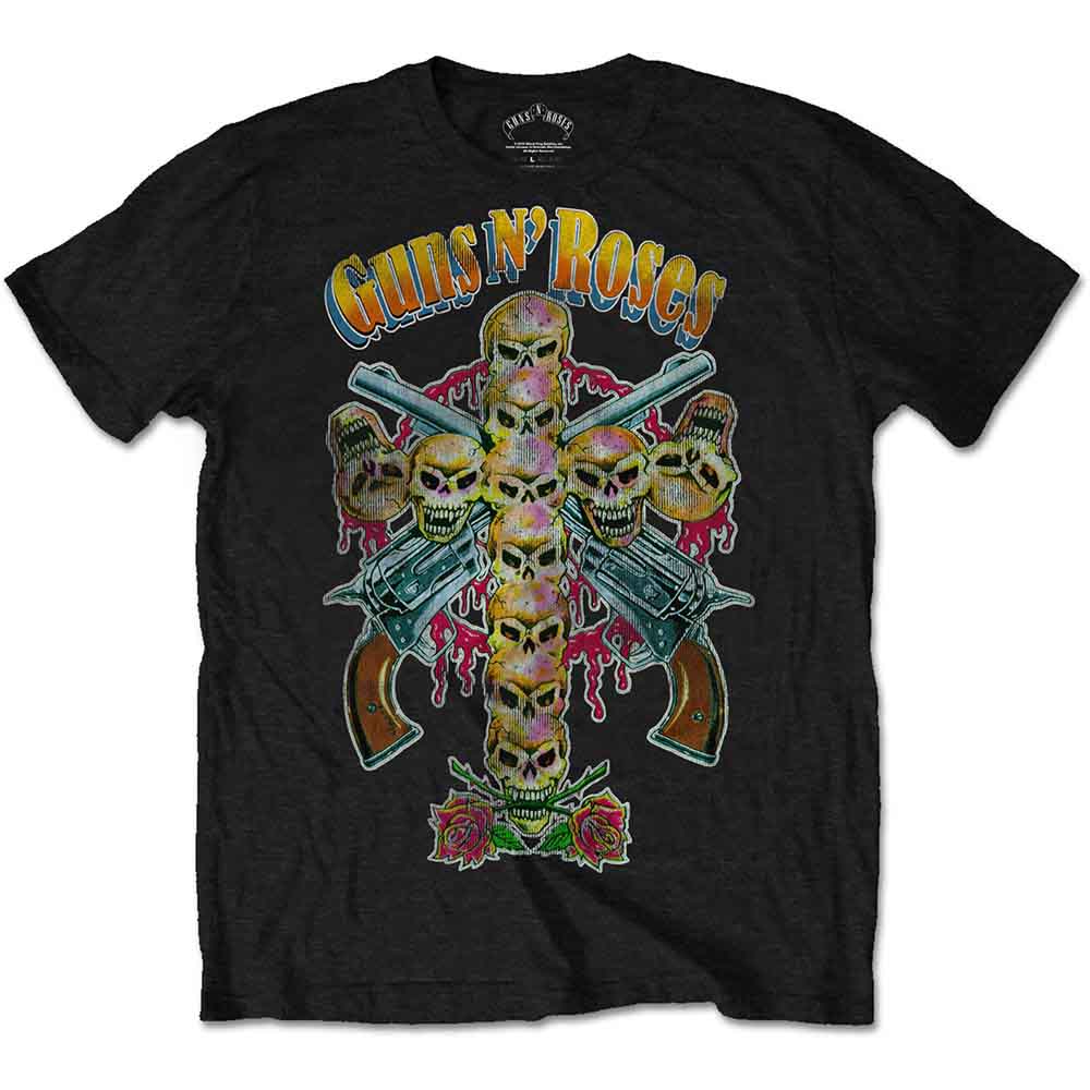 Guns N' Roses Skull Cross 80s [T-Shirt]