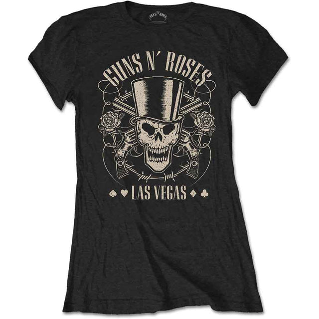 Guns N' Roses - Top Hat, Skull & Pistols Las Vegas [T-Shirt]