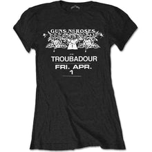 Guns N' Roses - Troubadour Flyer [Camiseta de manga corta]