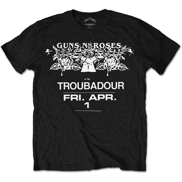 Guns N' Roses Troubadour Flyer T-Shirt