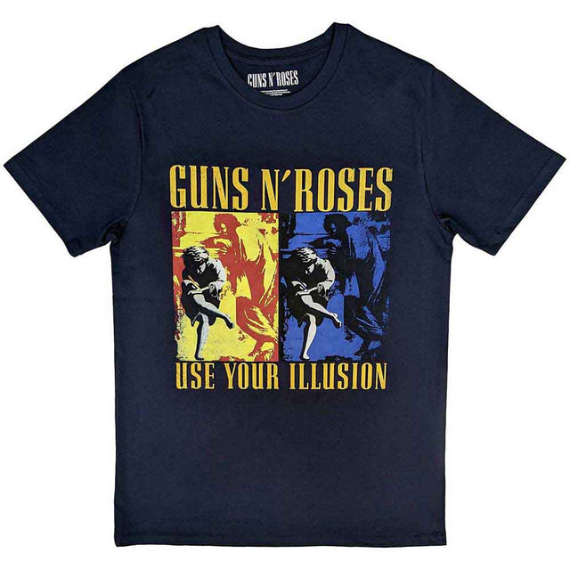 Guns N' Roses - Usa tu ilusión azul marino [Camiseta]