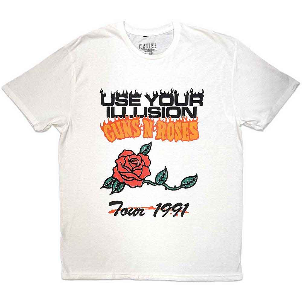 Camiseta de la gira Use Your Illusion de Guns N' Roses de 1991