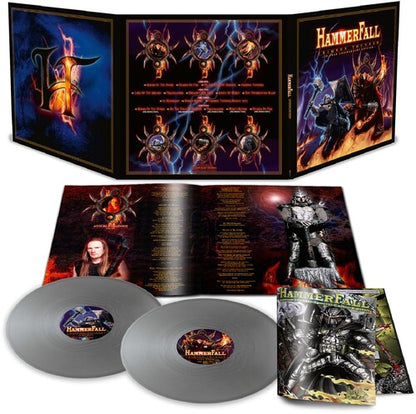 Hammerfall - Crimson Thunder: Edición del 20.º aniversario (vinilo de color, plateado) (2 LP) [Vinilo]