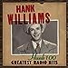 Hank Williams Hank 100: Greatest Radio Hits Vinyl - Paladin Vinyl