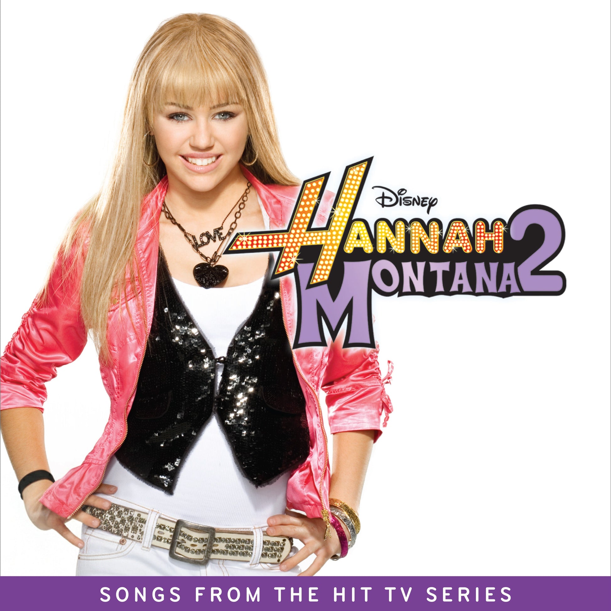 Hannah Montana 2 (Original Soundtrack) [Split Black/White Splatter Vinyl] [Vinyl]
