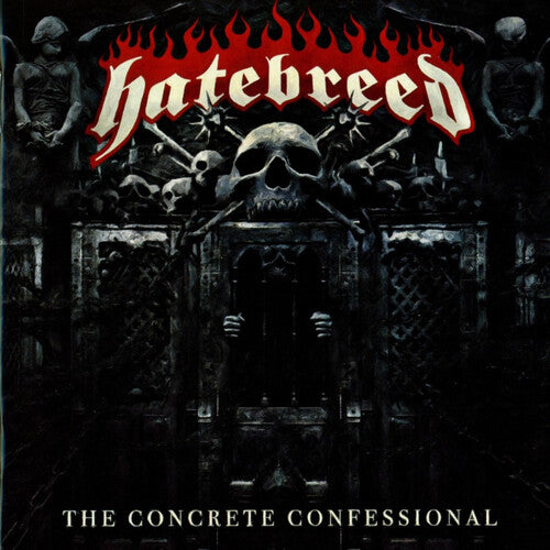 Hatebreed - The Concrete Confessional (vinilo de color, vinilo transparente, rojo, salpicado) [vinilo]