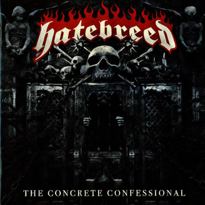 Hatebreed - The Concrete Confessional (vinilo de color, vinilo transparente, rojo, salpicado) [vinilo]