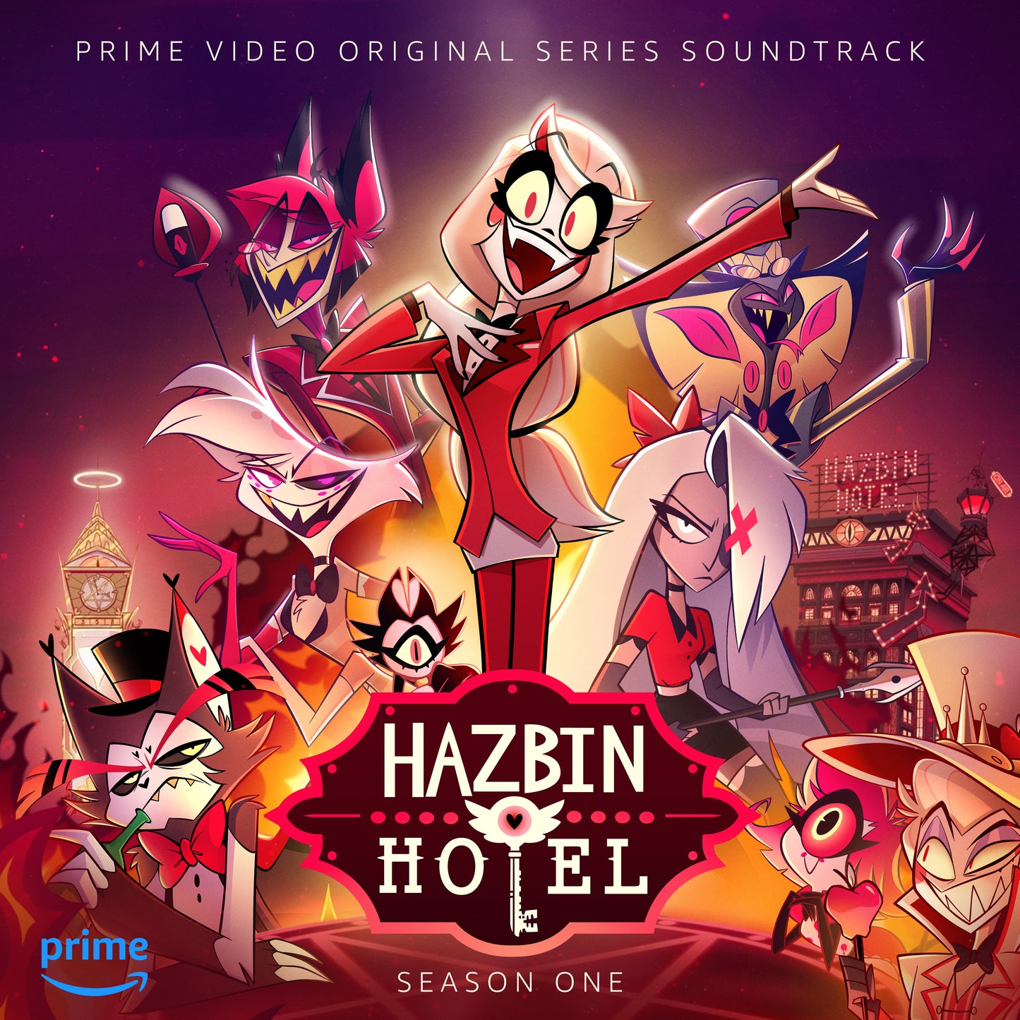 Varios artistas - Hazbin Hotel (banda sonora original) (Fire Red) [Vinilo]