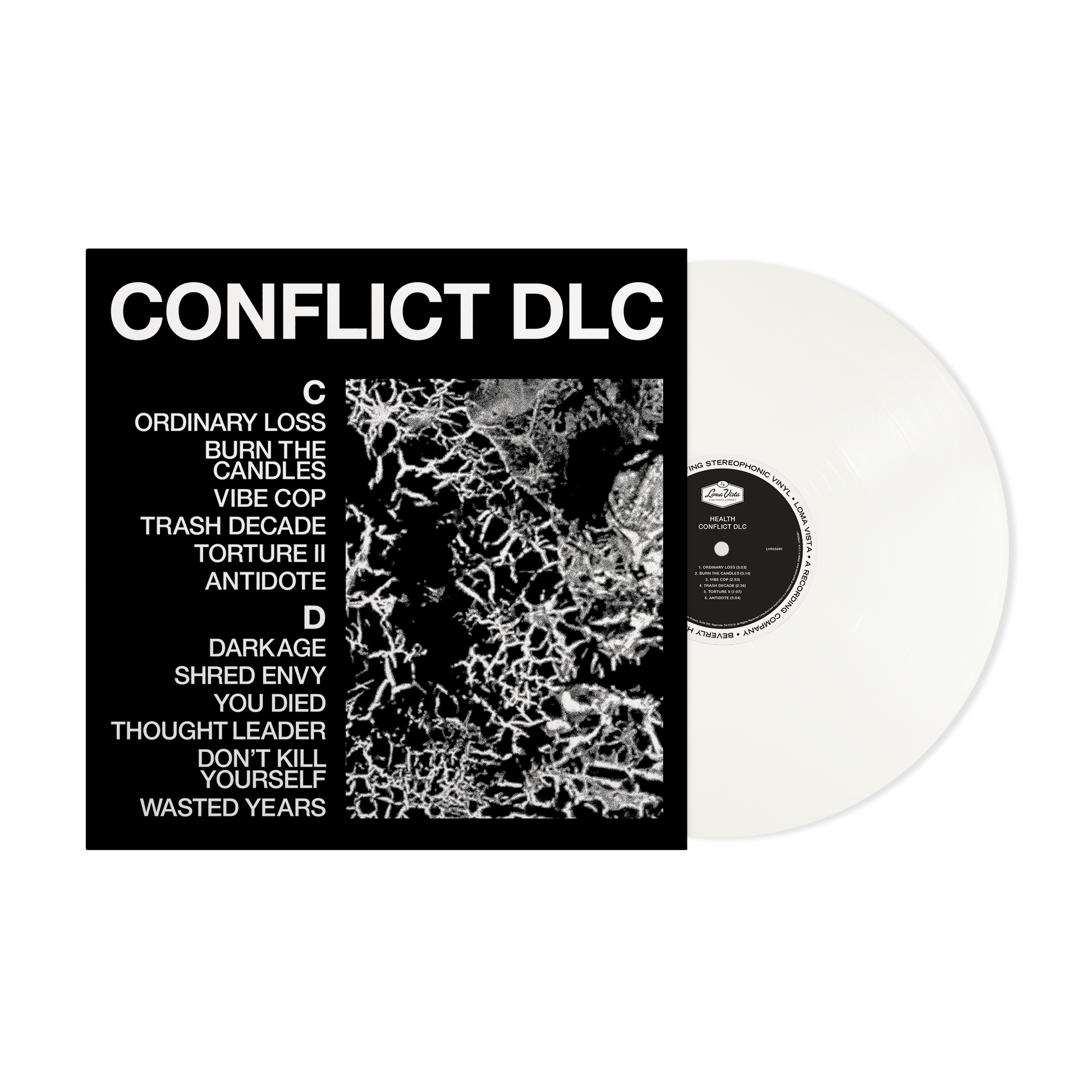 Health - Conflict Dlc (Indie Exclusive) [White] [Signed Insert] [Vinyl]