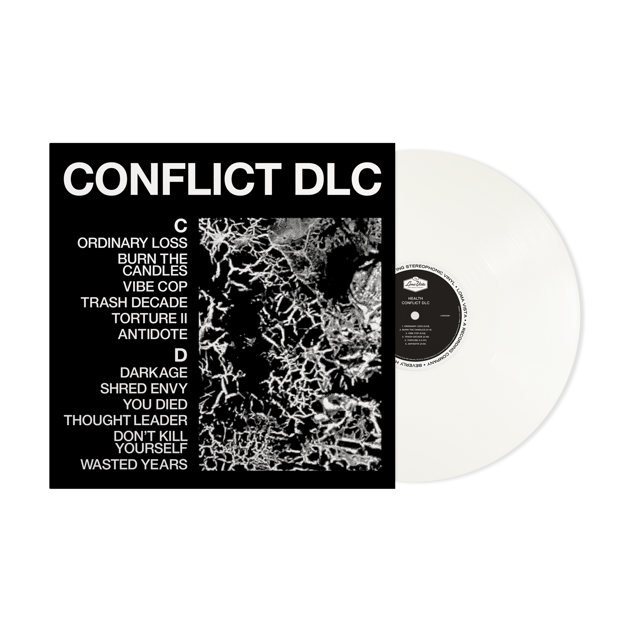 Health - Conflict Dlc (Indie Exclusive) [White] [Signed Insert] [Vinyl]