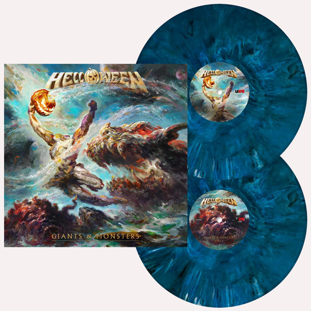 Giants & Monsters (Ocean Blue Marbled Vinyl) (Pumpkin Etching & Booklet) [2LP] [Vinyl]