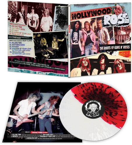 Hollywood Rose - The Roots Of Guns N' Roses (Vinilo de color, salpicadura roja y blanca, edición limitada, remezclas) [Vinilo]