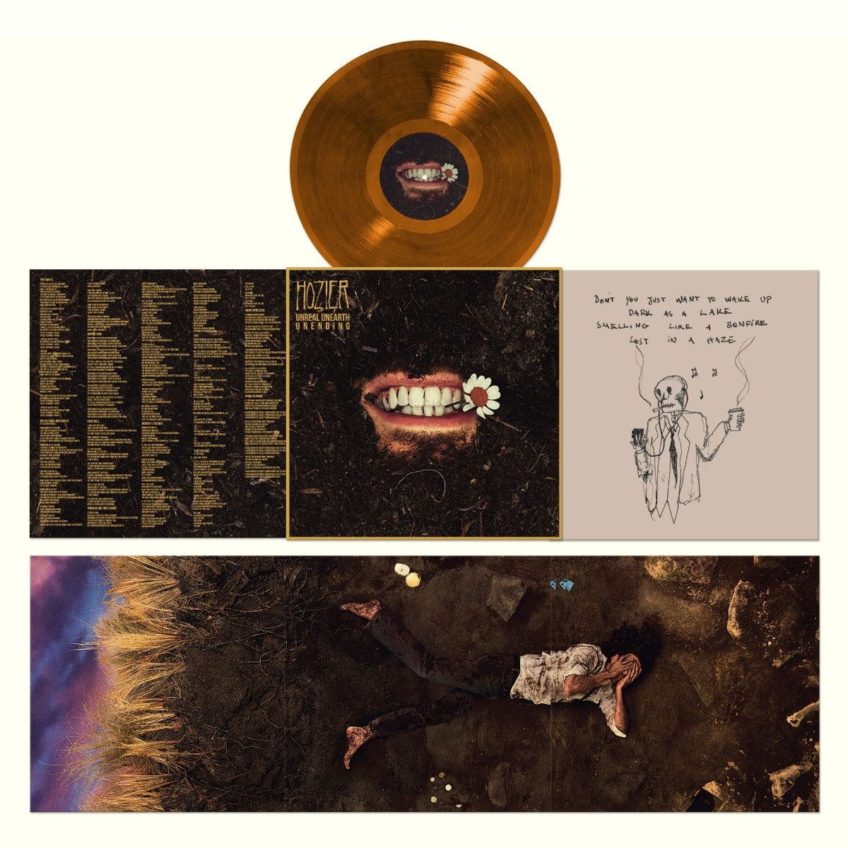 HOZIER - Unreal Unearth Unending (140 Gram Raw Ochre Colored Vinyl) [Vinyl]