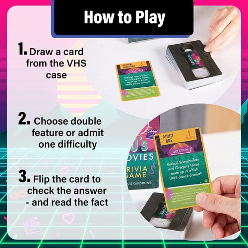 I Love 80s Movies Trivia Card Game (Card Game) [Games]