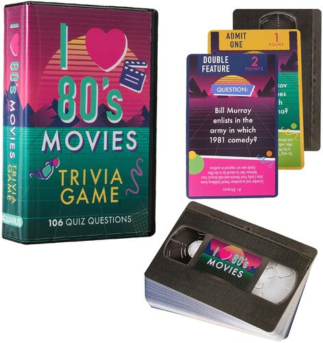 I Love 80s Movies Trivia Card Game (Card Game) [Games]