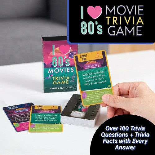 I Love 80s Movies Trivia Card Game (Card Game) [Games]