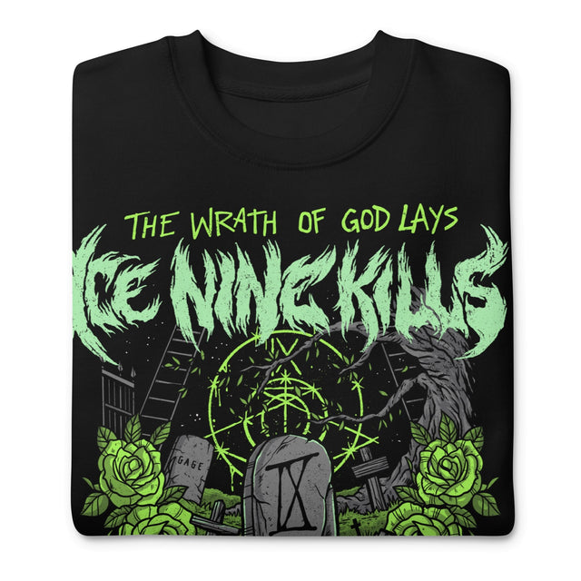 Ice Nine Kills Green Wrath Jumbo Print Sweatshirt