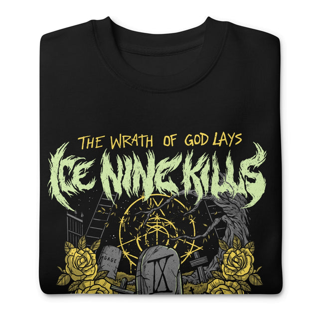 Ice Nine Kills Yellow Wrath Jumbo Print Sweatshirt