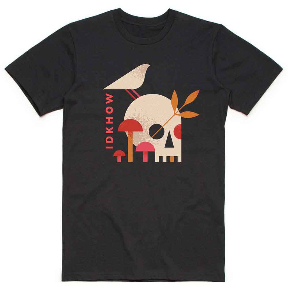 iDKHow - Camiseta con calavera de hongo