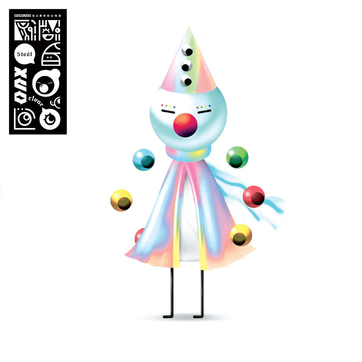 Iglooghost - Clear Tamei / Steel Mogu (GREY MARBLED VINYL) [Vinyl]