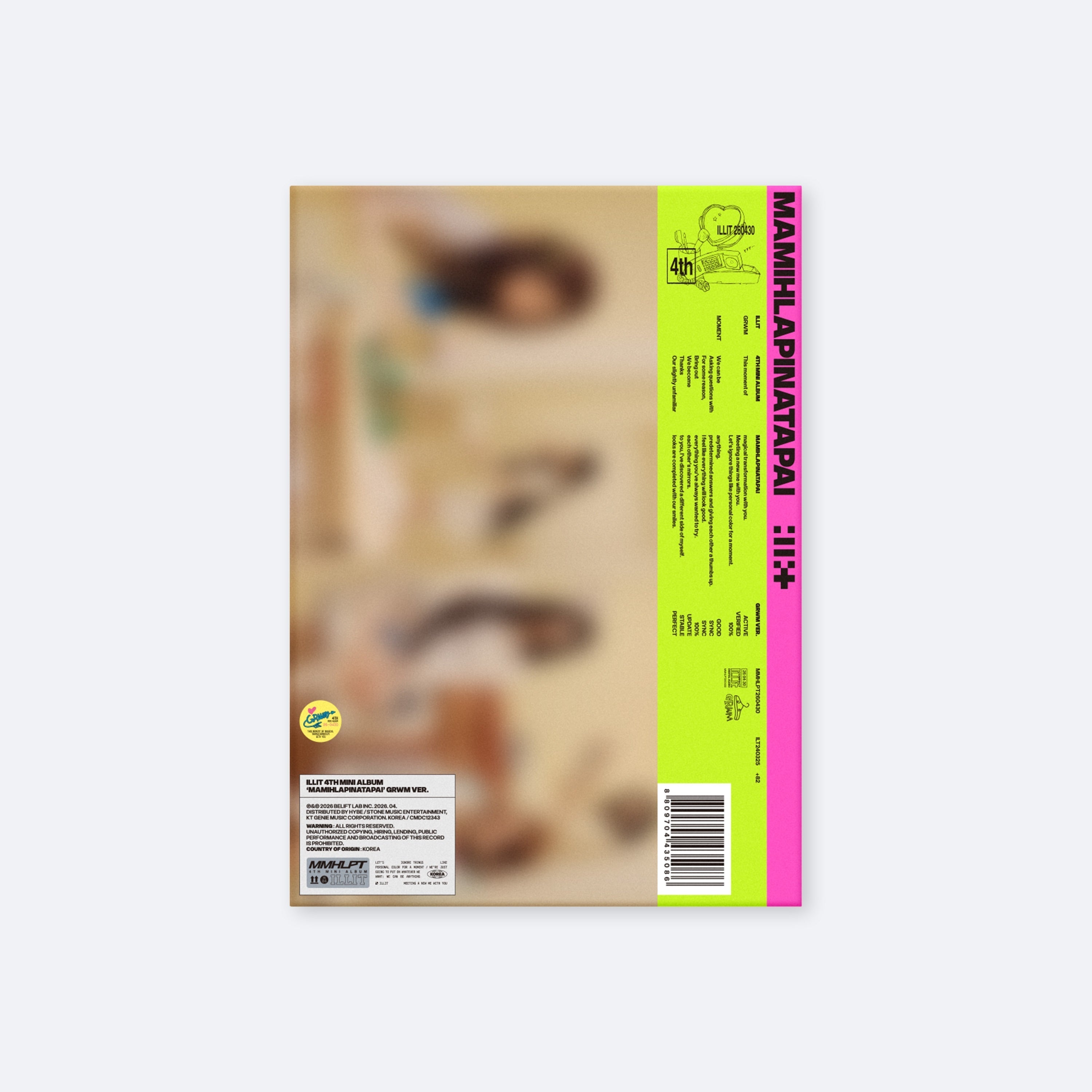 ILLIT - Mamihlapinatapai [Grwm Ver.] [CD]