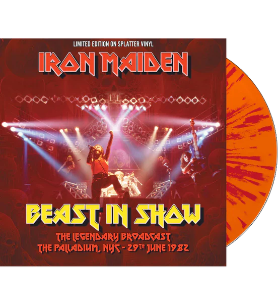 Iron Maiden - Beast In Show: Palladium NYC 1982 (vinilo salpicado de rojo y naranja) [Importación] [Vinilo]