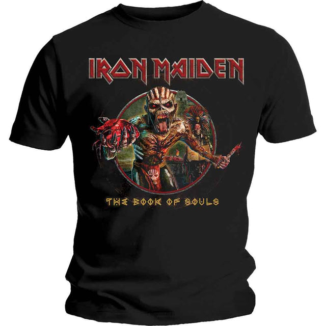 Iron Maiden Book of Souls Eddie Circle [T-Shirt]