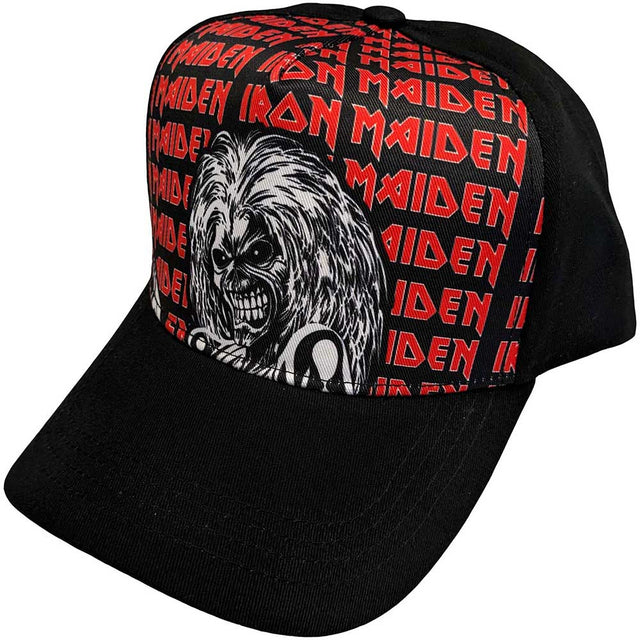 Iron Maiden Eddie Logo Repeat Hat