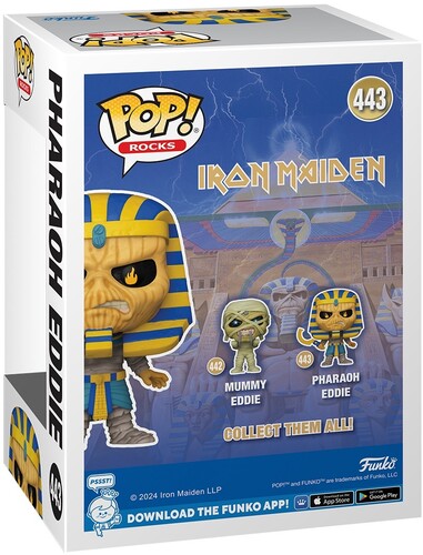 Iron Maiden - FUNKO POP! Rocks: Iron Maiden - Pharoah, Powerslave, 40th Anniversary (Vinyl Figure) [Action Figure]