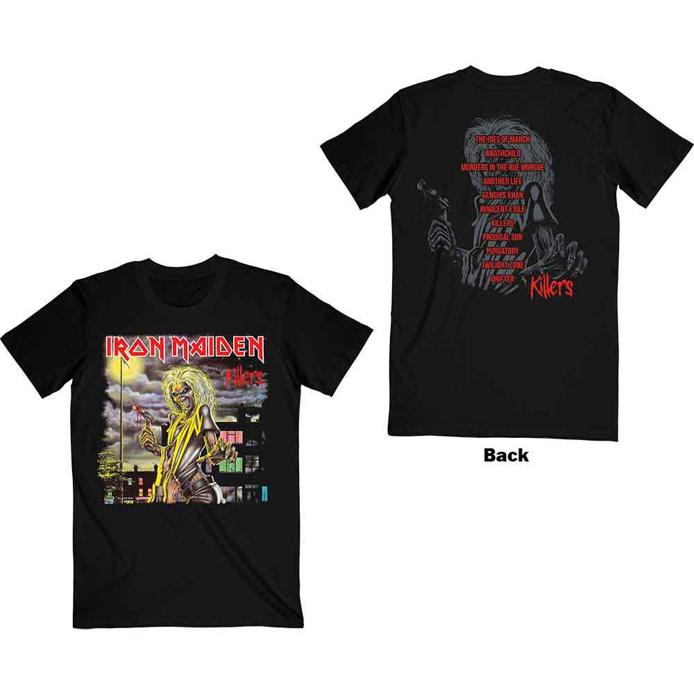 Iron Maiden - Killers V.2. Album Track list [T-Shirt]