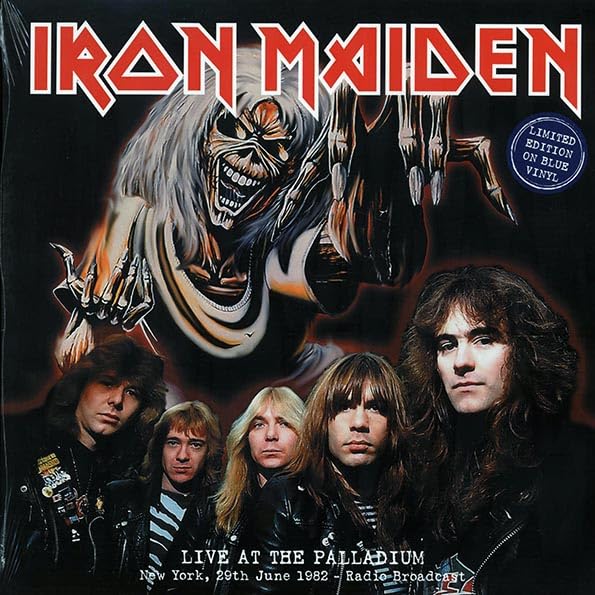 Iron Maiden - Live at the Palladium, New York, 29th June 1982 (Edición limitada, vinilo azul) [Importación] [Vinilo]