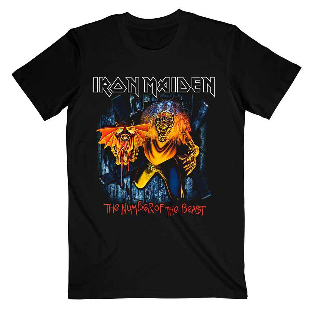 Number Of The Beast Eddie Panel Burst [T-Shirt]
