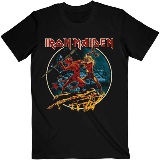 Iron Maiden - Número de la bestia: corre hacia las colinas circular [Camiseta]