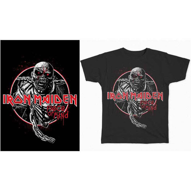 Iron Maiden - Camiseta con el círculo de la paz mental