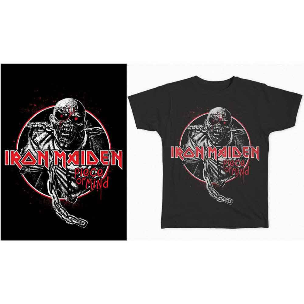 Iron Maiden Piece of Mind Circle [T-Shirt]