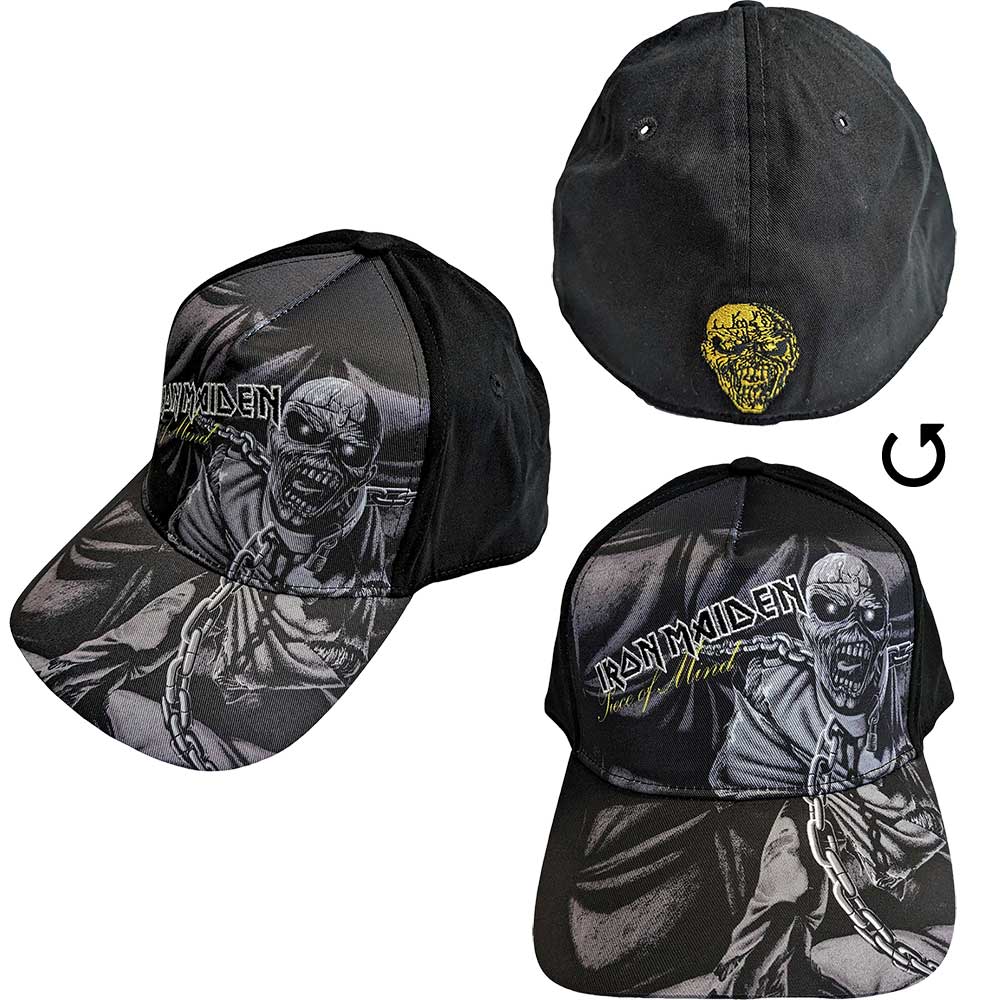 Iron Maiden - Piece Of Mind Greyscale [Hat]
