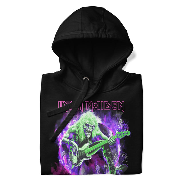 Iron Maiden Purple Guitar Classic Hoodie