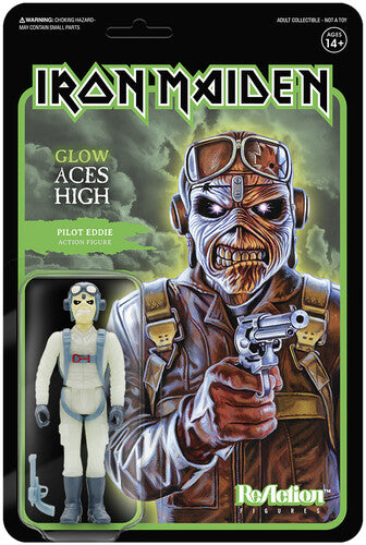 Iron Maiden - Super7 - Iron Maiden Reaction Figure Wave 1 - Pilot Eddie (Glow In The Dark) [Action Figure]