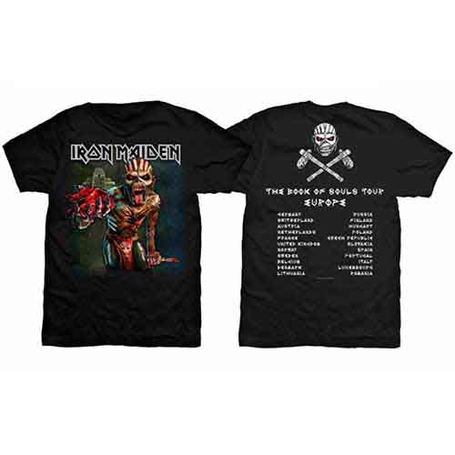 Iron Maiden - The Book of Souls European Tour V.1 [T-Shirt]