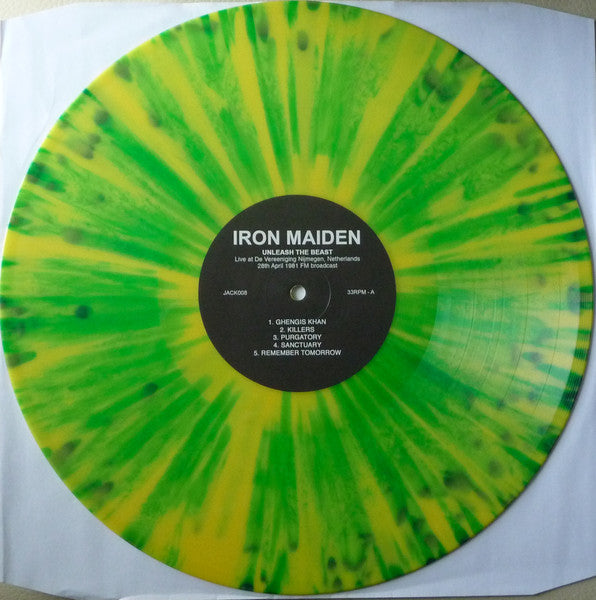 Iron Maiden - Unleash The Beast: Live At De Vereeniging Nijmegen, Netherlands 1981 (Limited Edition, Green & Yellow Splatter Colored Vinyl) [Import] [Vinyl]