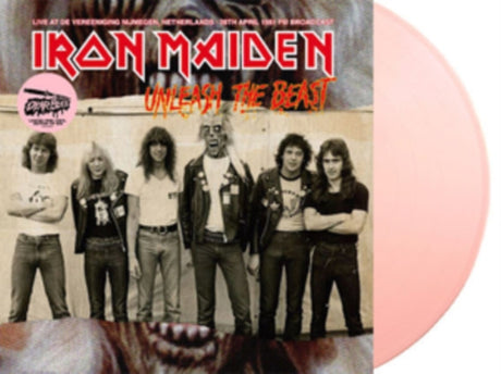 Iron Maiden - Unleash The Beast: En vivo en De Vereeniging Nijmegen, Países Bajos, 28 de abril de 1981, transmisión en FM (edición limitada, vinilo rosa) [Importación] [Vinilo]