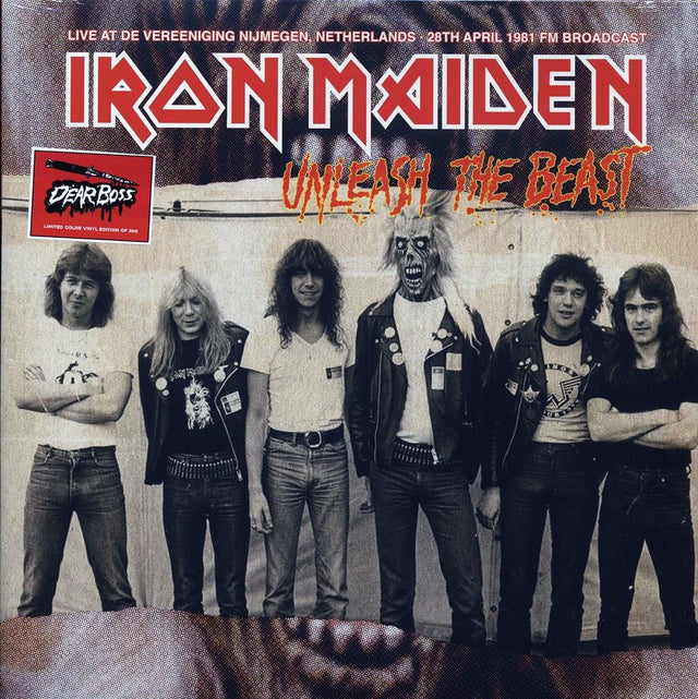 Iron Maiden - Unleash The Beast: En vivo en De Vereeniging Nijmegen, Países Bajos, 28 de abril de 1981, transmisión en FM (edición limitada, vinilo rosa) [Importación] [Vinilo]