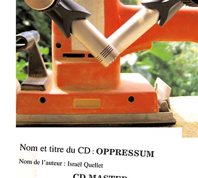 ISRAEL QUELLET - Oppressum [CD]