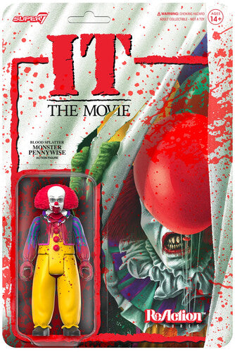 Super7 - IT ReAction Figure - Pennywise Monster (Blood Splatter Version) (Collectible, Figure, Action Figure) [Action Figure]