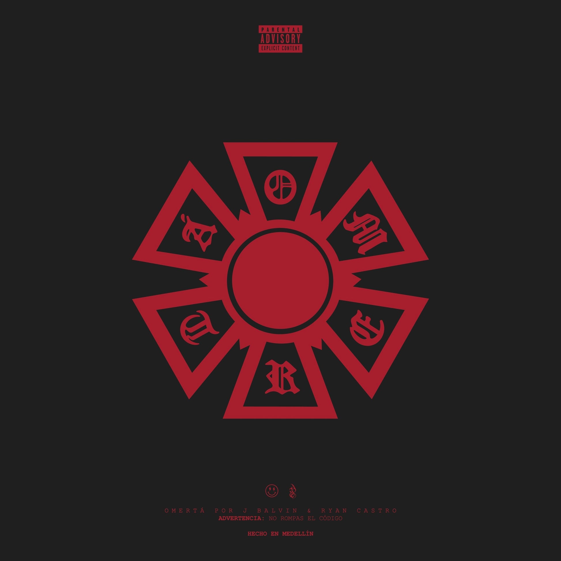 J Balvin & Ryan Castro - Omertá [Red] [Vinyl]