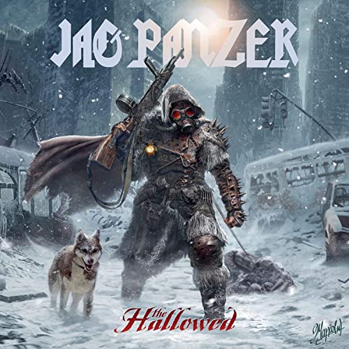 Jag Panzer - The Hallowed 2LP (azul + blanco jaspeado en carpeta desplegable) [Vinilo]